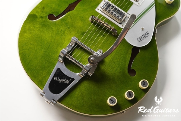 G2604T STREAMLINER RALLY II CENTER BLOCK DOUBLE-CUT WITH BIGSBY - Rally Green